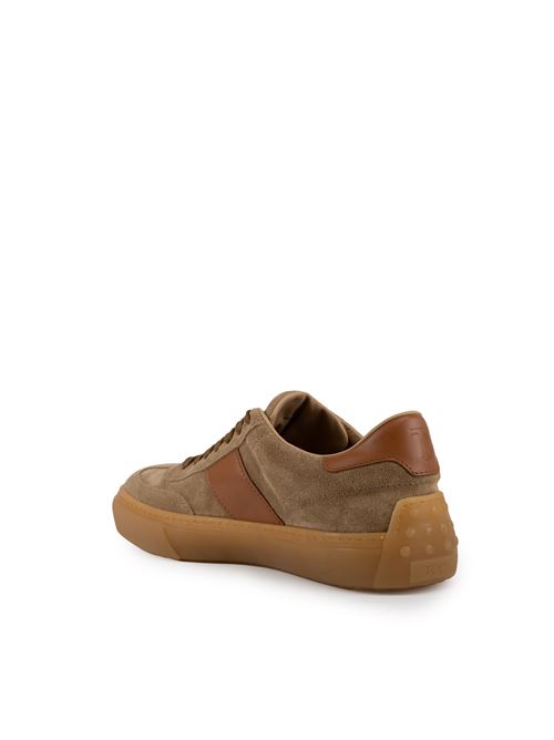 Sneakers in pelle scamosciata beige TOD'S | XXM03E0GC50 B4P7P61